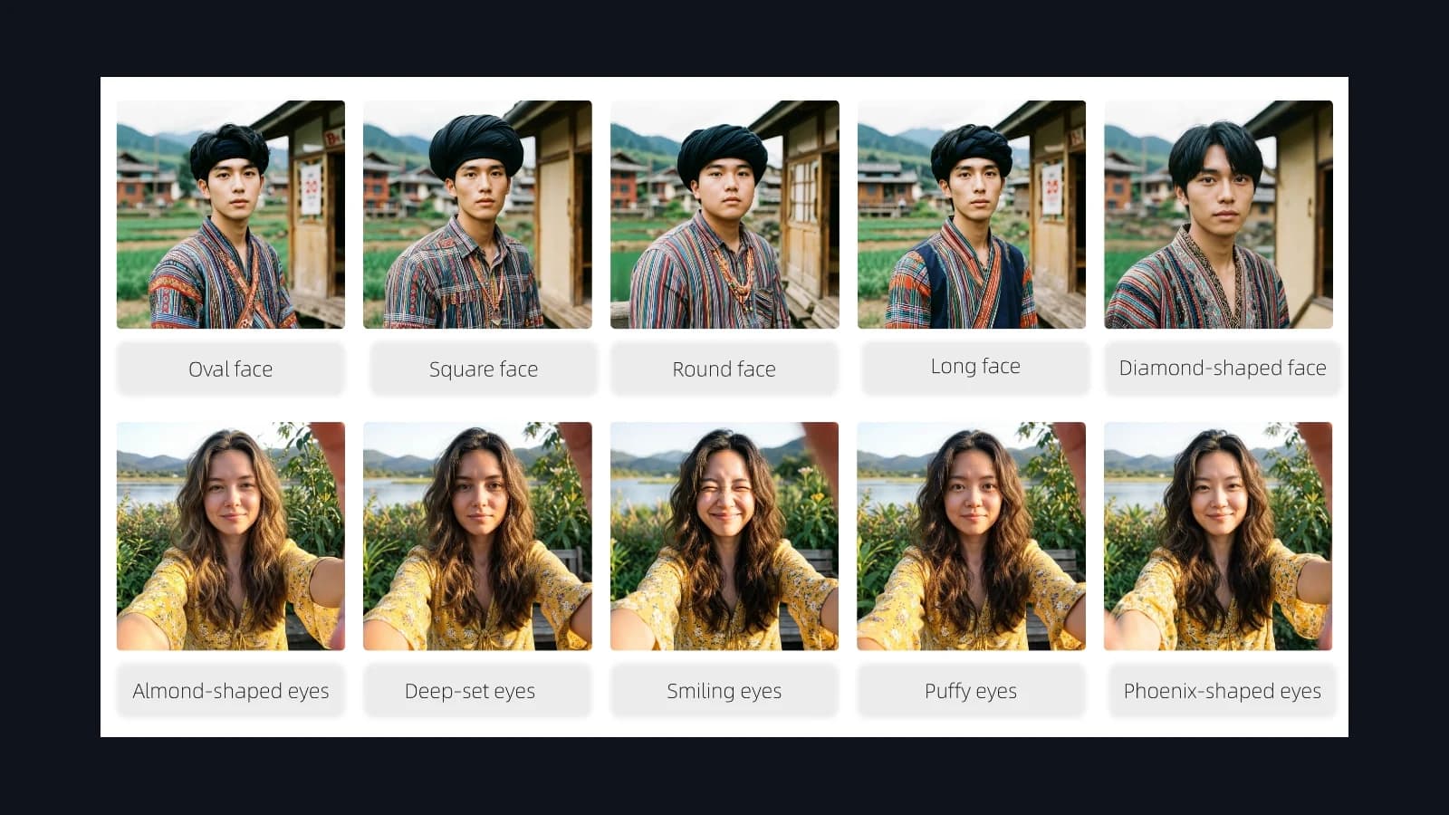 Realistic Faces With Fine Control